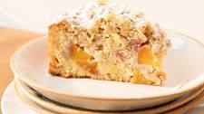Peach cake with Oat Streusel