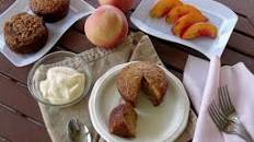 Peaches and Cream Oatmeal Cake