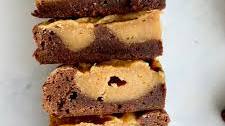 Peanut Butter Cream Cheese Swirl Brownies