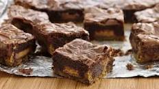 Peanut Butter Cup Cookie Dough Brownies