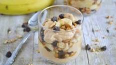 Peanut Butter and Banana Breakfast Parfaits