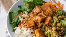 Peanut Tofu Buddha Bowl