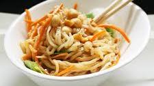 Peanut sesame shirataki noodles
