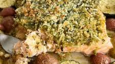 Pesto Crusted Salmon