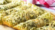 Pesto Garlic Bread