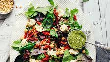 Pesto & Sun-Dried Tomato Green Salad