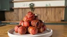 Pigs in Blankets: Sweet & Savory Glazed Bacon-Wrapped Cocktail Sausages