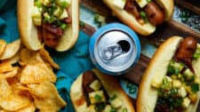 Pineapple, Bacon, and Teriyaki Hot Dogs