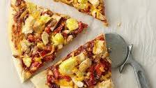 Pineapple Barbecue Chicken Pizza