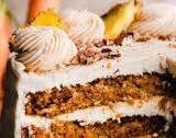 Pineapple Carrot Cake with Cinnamon Cream Cheese Frosting