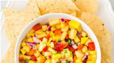 Pineapple Mango Pico De Gallo