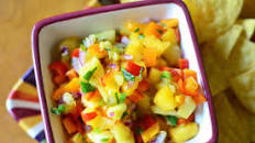 Pineapple Peach Salsa