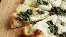 Pizza with Pesto, Ricotta, and Mozzarella Recipe