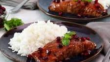 Pomegranate Molasses Salmon
