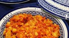 Pork, apricot and tomato tagine