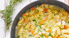 Preserved Lemon Chicken Soup with Rosemary