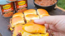 Pulled Beef Sliders with Steakhouse Baked Beans