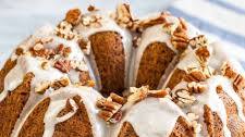 Pumpkin Bundt Cake with Maple Glaze