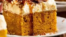 Pumpkin Cake with Cream Cheese Frosting