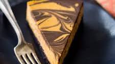 Pumpkin Chocolate Swirl Cheesecake