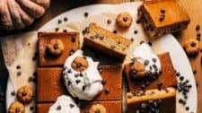 Pumpkin Pie Chocolate Chip Cookie Bars