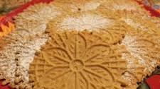 Pumpkin Pizzelles