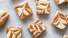Pumpkin Swirl Cheesecake Bars