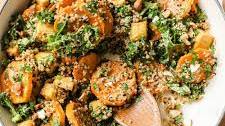 Pumpkin and Crispy Tofu Quinoa