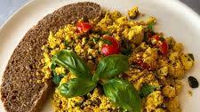 Puttanesca-Inspired Tofu Scramble