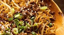 Quick Asian Beef Ramen Noodles
