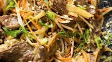 Quick Satay Peanut Stir Fry (any protein)