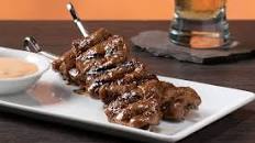 Quick Sirloin Skewers with Chipotle Dipping Sauce