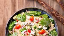 Quinoa Avocado Spinach Salad