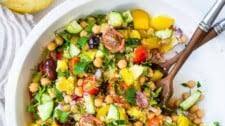 Quinoa Chickpea Salad