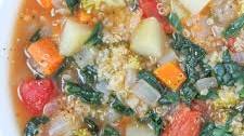Quinoa Potato Soup with Super Greens