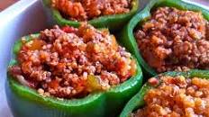 Quinoa & Sausage Stuffed Peppers