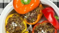 Quinoa and Sausage Stuffed Peppers Recipe (Gluten Free)