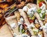 ROASTED LEMON PEPPER CHICKEN SOUVLAKI PITA POCKETS