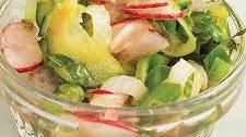 Radish, Cucumber, and Mint Pico de Gallo