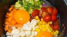 Rainbow Fried Rice (easy one-pot rice cooker recipe)