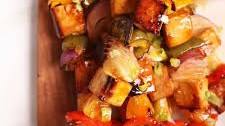 Rainbow Teriyaki Tofu Skewers
