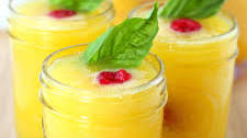 Raspberry Mango Basil Lemonade