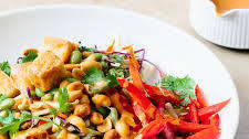 Recipe: Tofu and Broccoli Salad with Peanut Butter Dressing