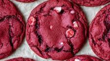 Red Velvet Cake Mix Cookies