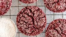 Red Velvet Sugar Cookies