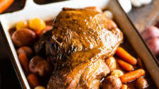 Red Wine Braised Lamb Leg
