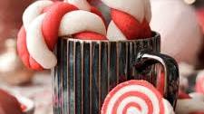 Red and White Candy Cane Cookies and Pinwheel Cookies