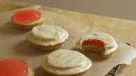 Rhubarb White Chocolate Jaffa Cakes