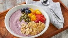 Rice Flake Berry Smoothie Bowl