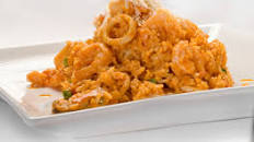 Rice with seafood